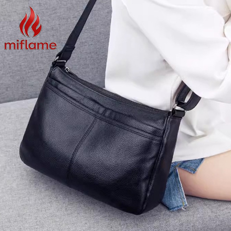 Quiet Luxury Bags Crossbody - Genuine Leather Hobo Bag for Women