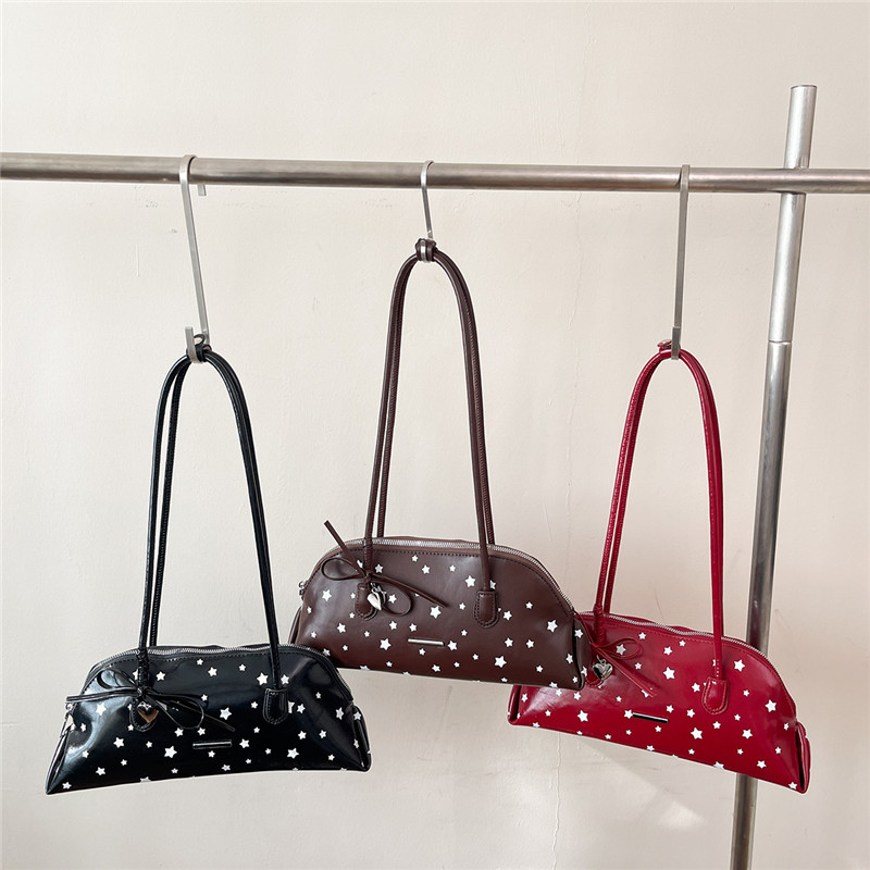 Luxury Bags That Are Affordable - New PU Stars Bow Zipper Sweet