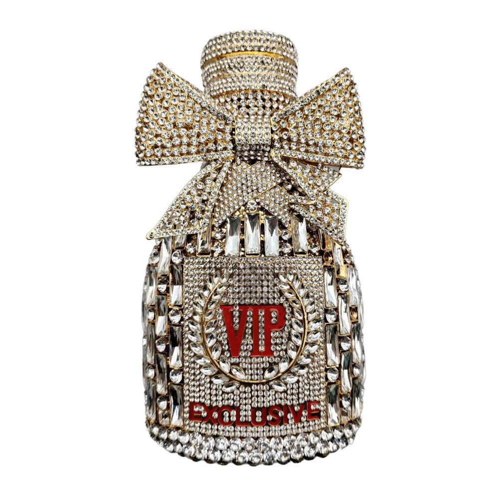 Luxury Bags That Are Affordable - Champagne Bottle Bow Champagne Bottle Diamond