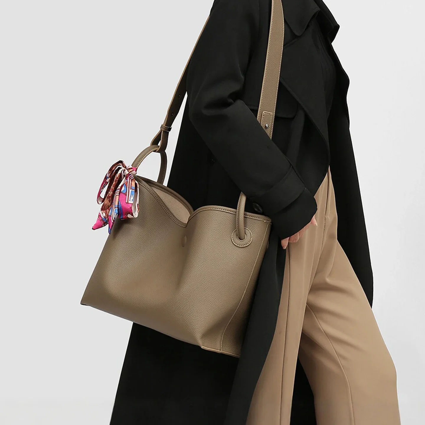Luxury Bags With Zipper - Light Luxury High end Women Tote