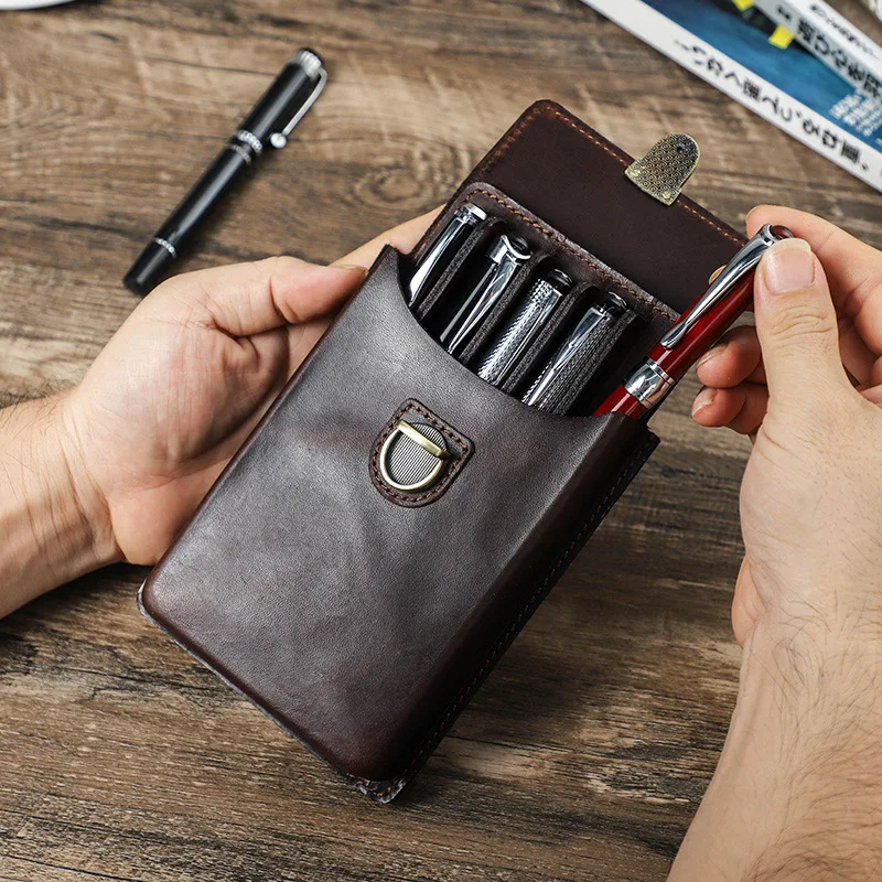 Luxury Bags For School - Luxury Genuine Leather Handcrafted Fountain Pen