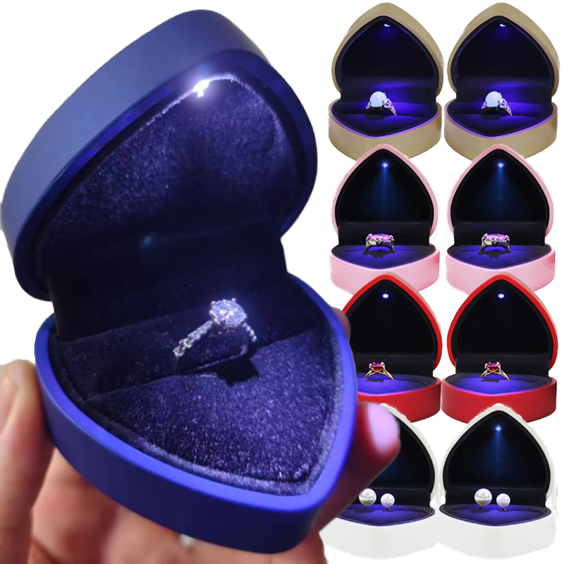 Luxury Bags List - Creative LED Jewelry Ring Box Luxury