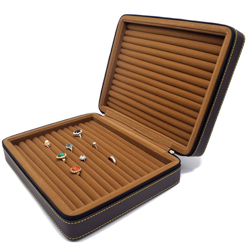 Leather Ring Storage Box Luxur - Luxury Bags List review and price