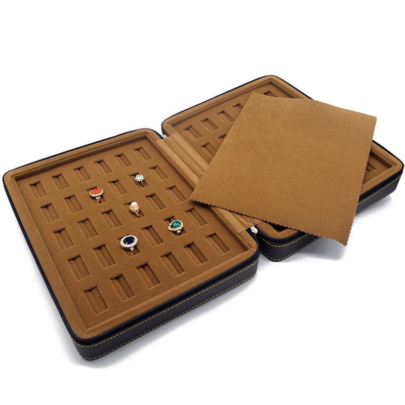 Leather Ring Storage Box Luxur - Luxury Bags List review and price