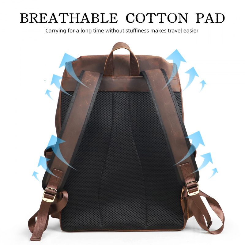 New Arrivals Leather Backpack  - Luxury Bags For School review and price