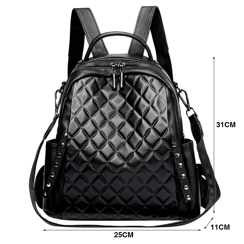 Genuine Leather Rucksack Women - Luxury Bags For School review and price