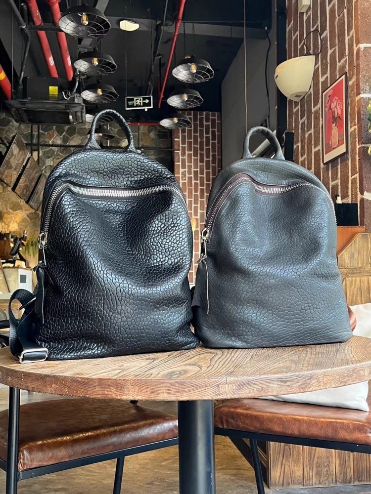Soft Natural Sheepskin Casual  - Genuine Leather Backpack review and price