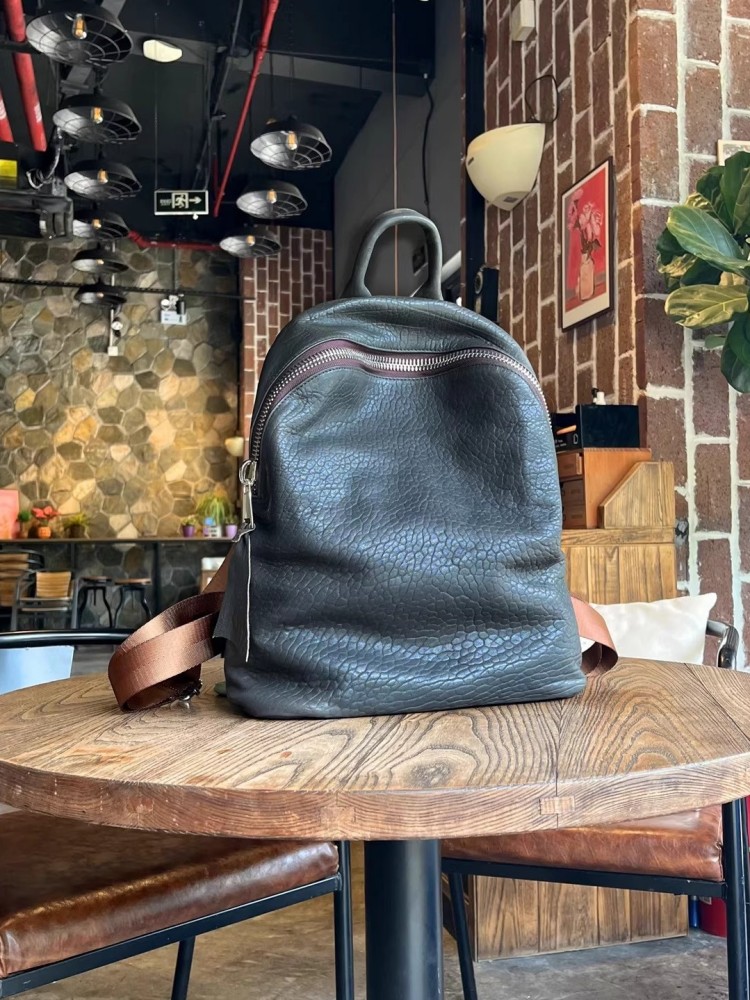 Soft Natural Sheepskin Casual  - Genuine Leather Backpack review and price