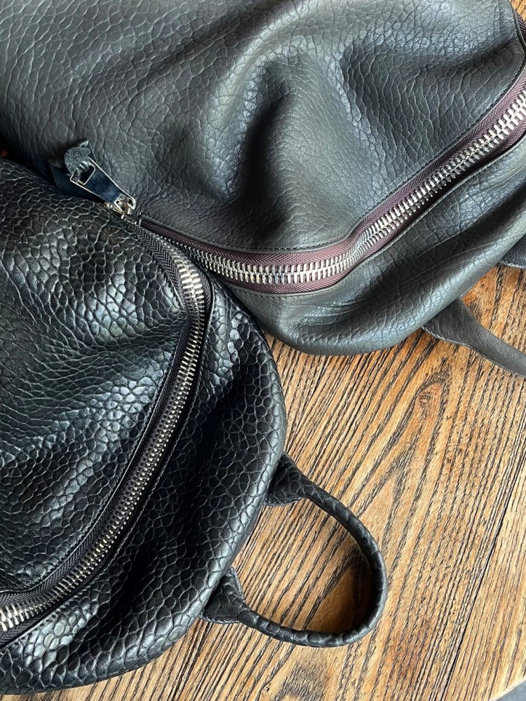 Soft Natural Sheepskin Casual  - Genuine Leather Backpack review and price