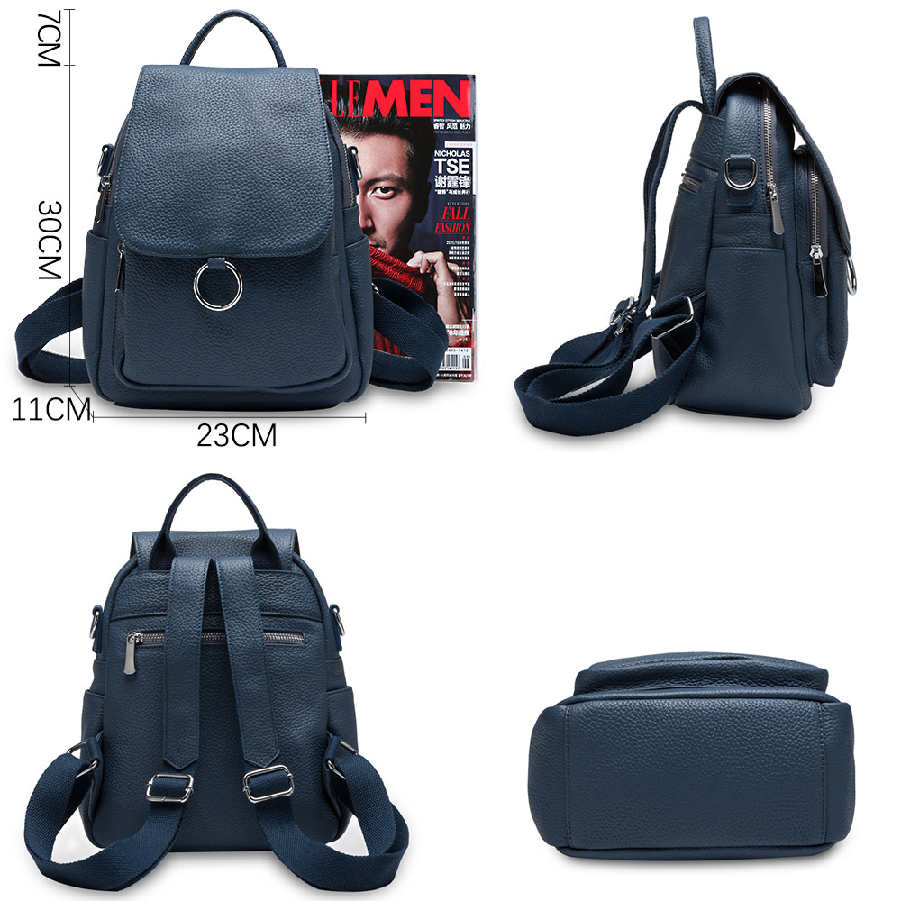 Zency New Fashion Women Backpa - Genuine Leather Backpack review and price