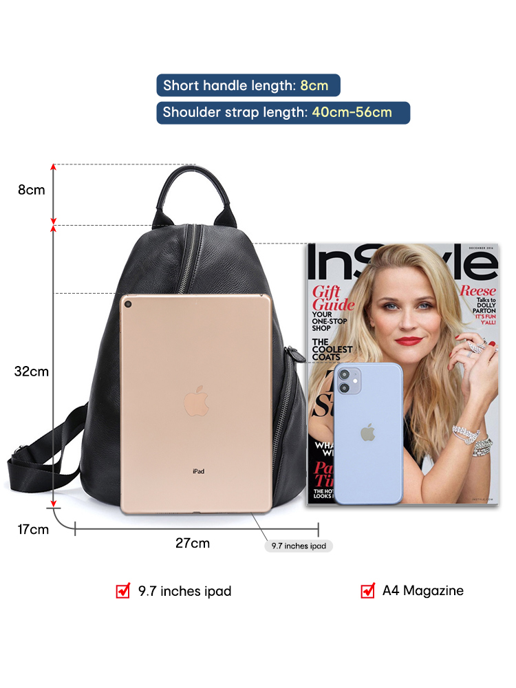 Zency Women's Genuine Leather  - Genuine Leather Backpack review and price
