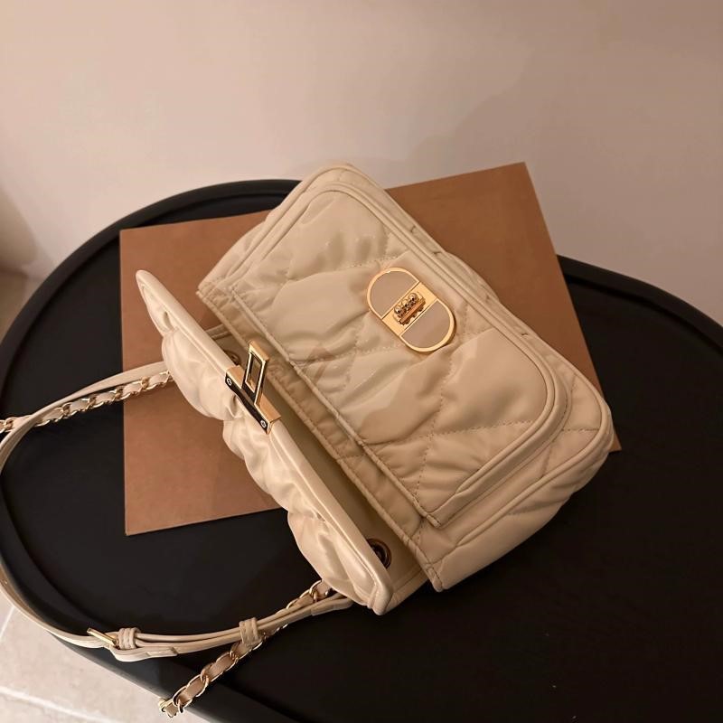 Elegant Pleated Chain Handbag  - Quiet Luxury Bags Crossbody review and price