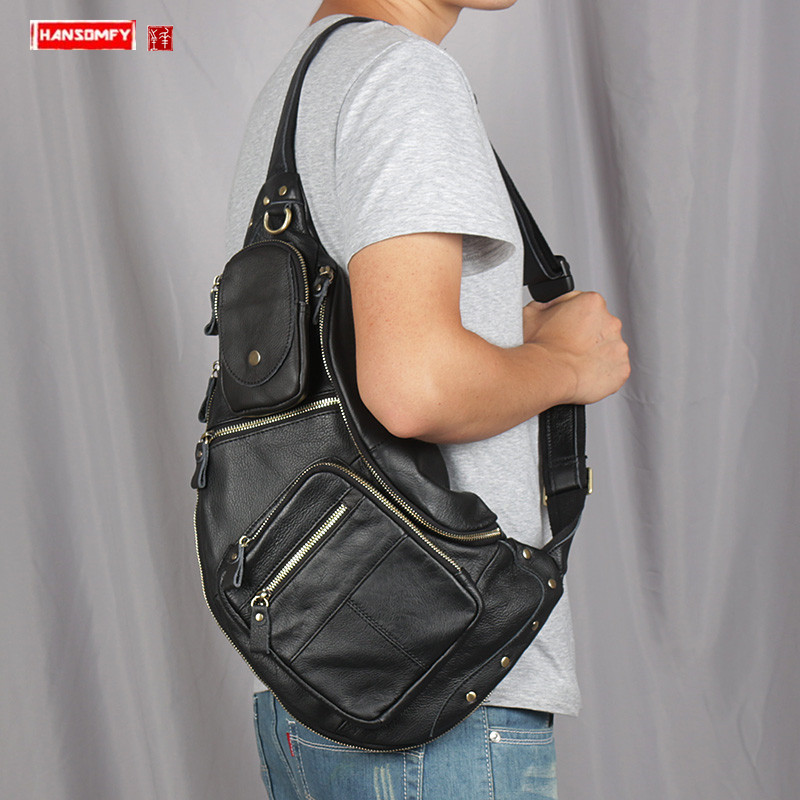 2026 New  Large-capacity Leath - Half Moon Bag Suede review and price