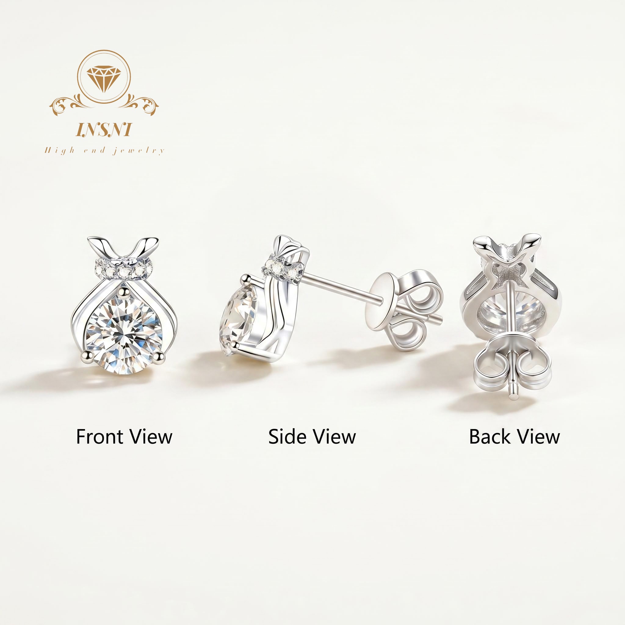 S925 Silver Moissanite Bow Luc - Luxury Bags That Are Affordable review and price