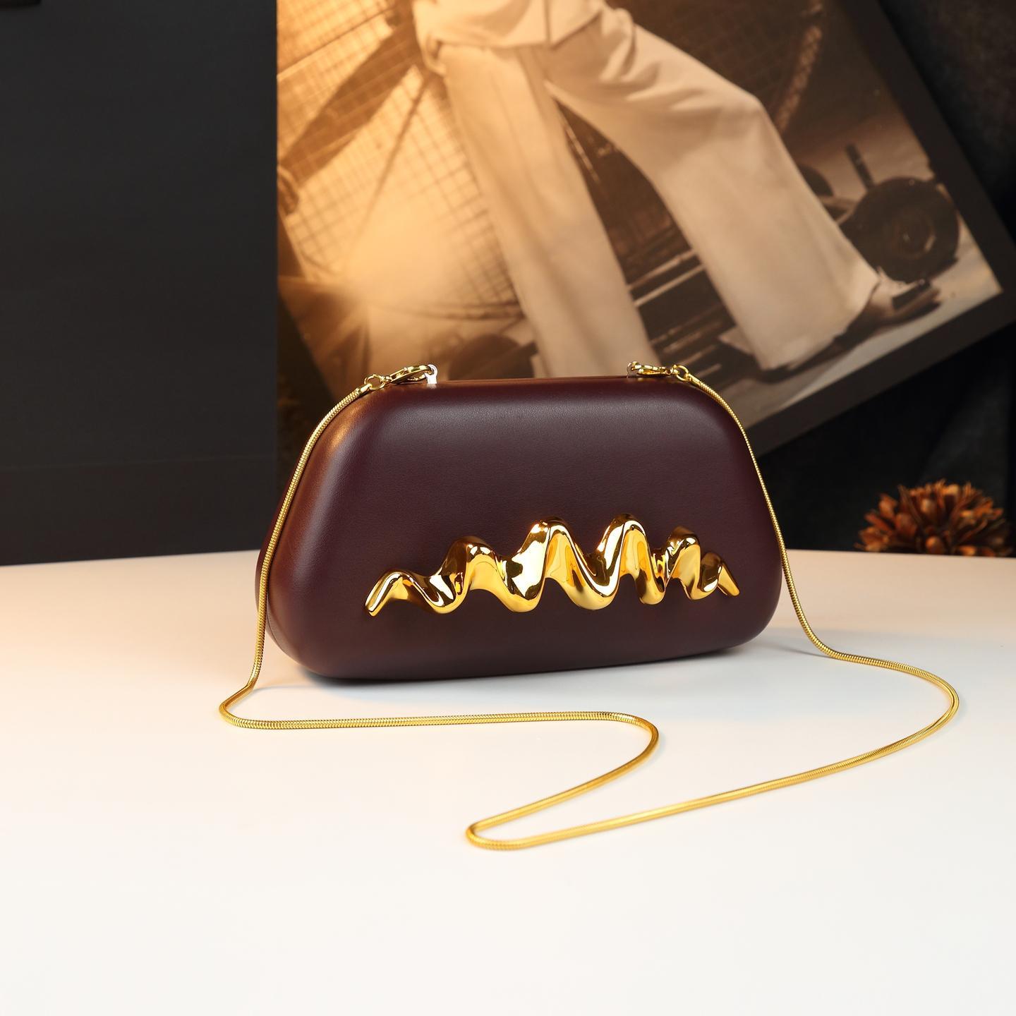 Trendy Letter Logo Leather Tot - Luxury Bags Everyday review and price