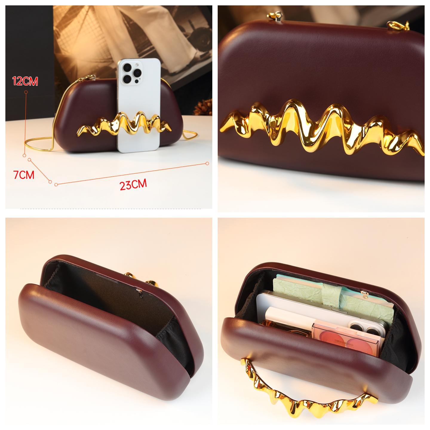 Trendy Letter Logo Leather Tot - Luxury Bags Everyday review and price