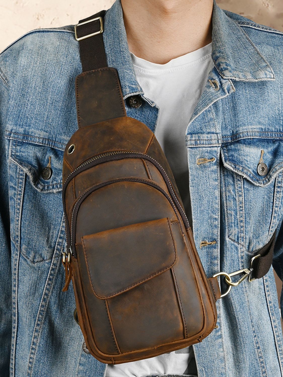 Designer Luxury Multifunction  - Genuine Leather Backpack review and price