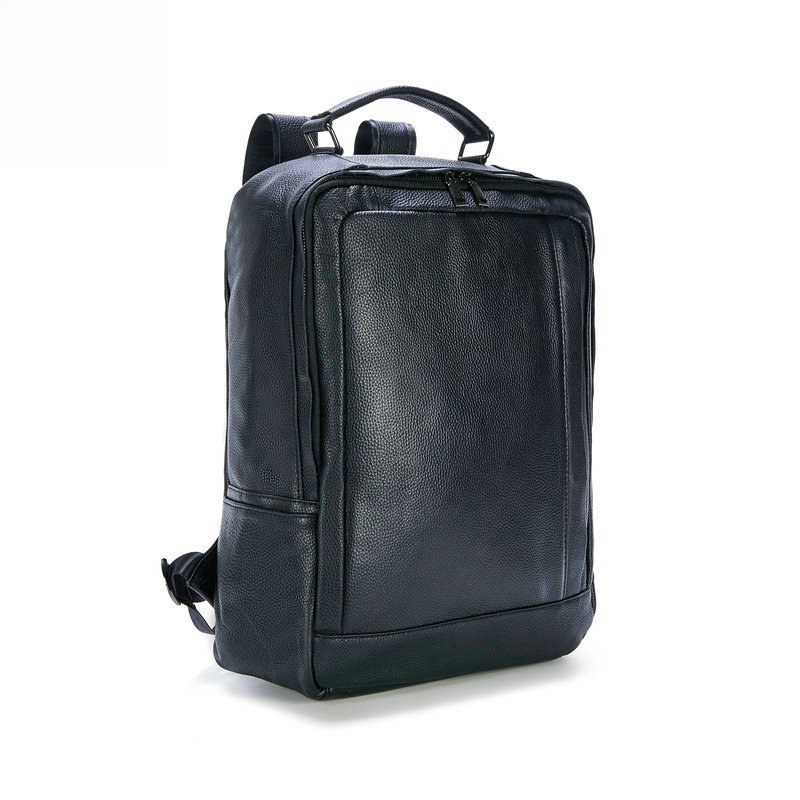 Men's genuine leather double-s - Genuine Leather Backpack review and price