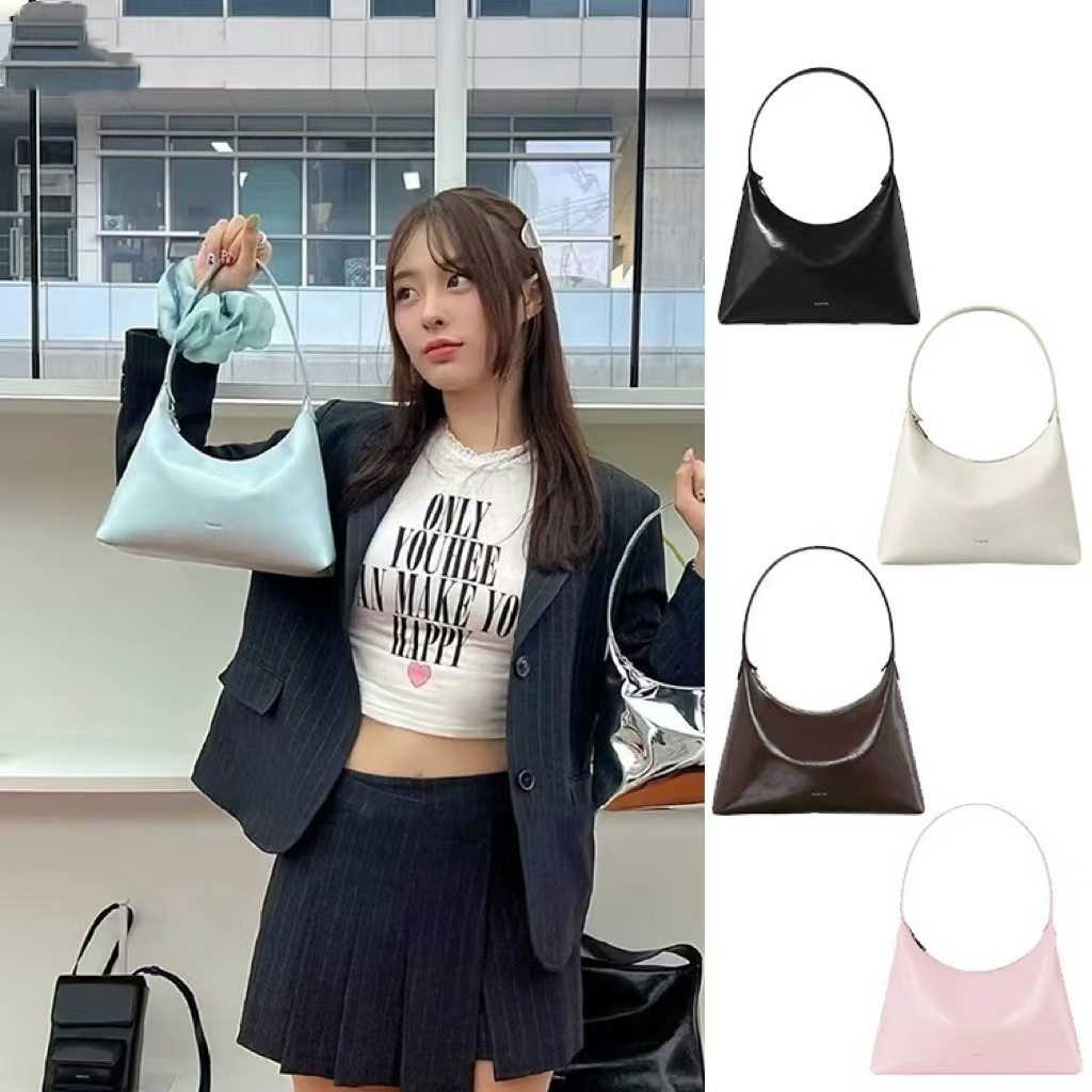 Korean Niche So Creative Soft  - Half Moon Bag Suede review and price