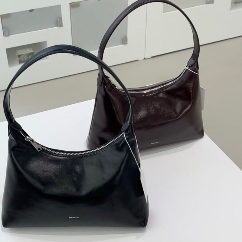 Korean Niche So Creative Soft  - Half Moon Bag Suede review and price