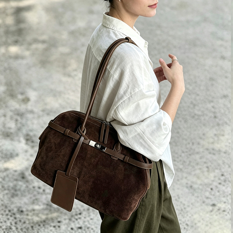 New Women's Genuine Suede Cowh - Half Moon Bag Suede review and price