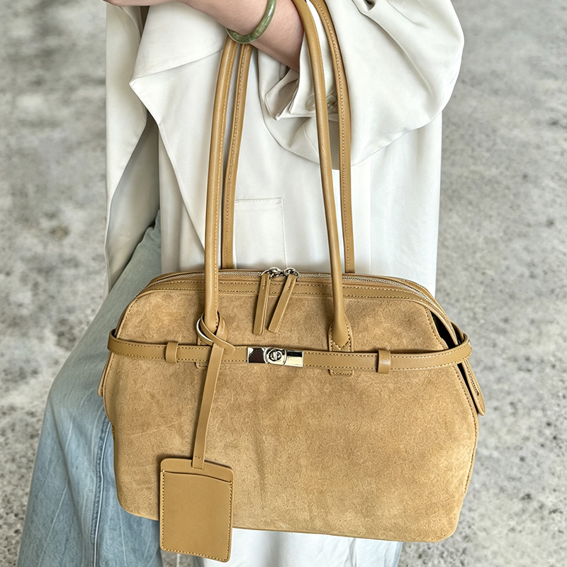 New Women's Genuine Suede Cowh - Half Moon Bag Suede review and price
