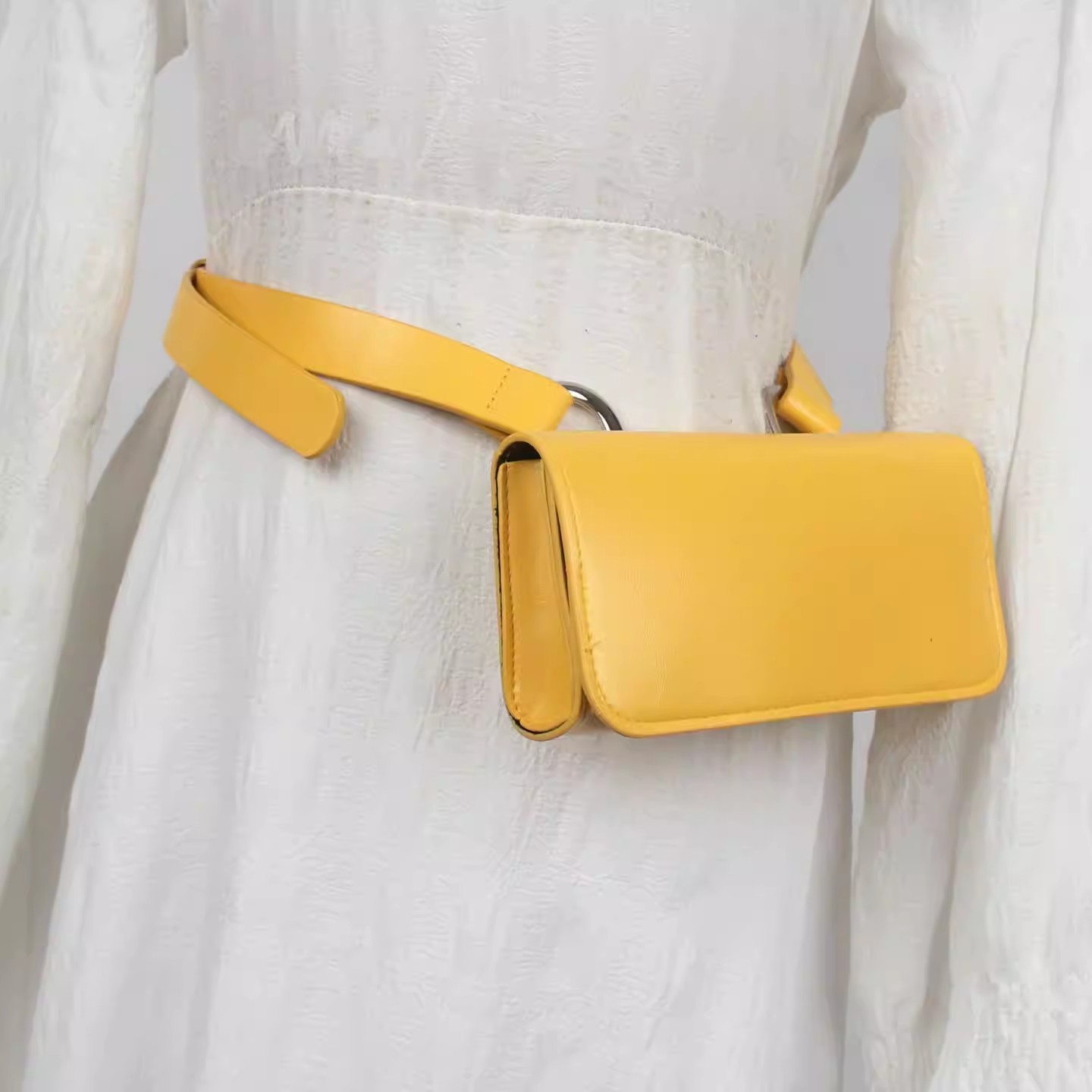 PU Leather Bag Belt Men Women  - Belt Bag Leather Wide review and price