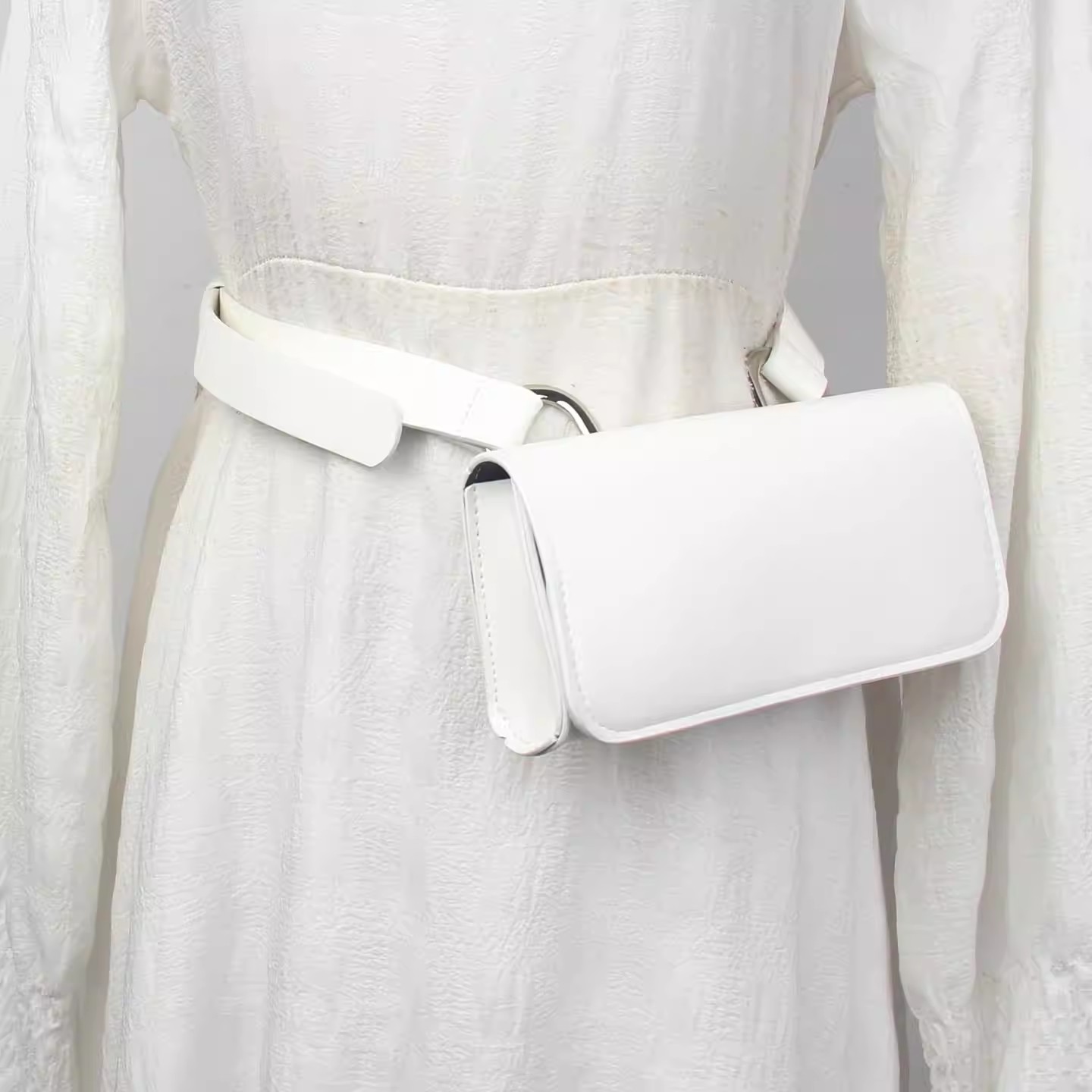 PU Leather Bag Belt Men Women  - Belt Bag Leather Wide review and price