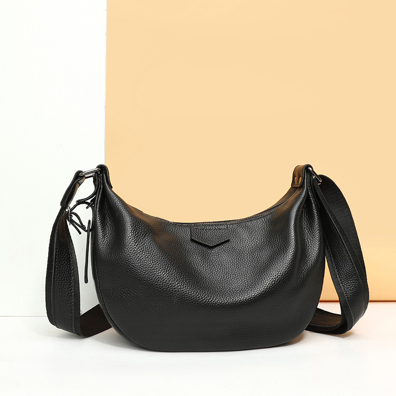 New Women Bags 100% Genuine Le - Half Moon Bag Suede review and price