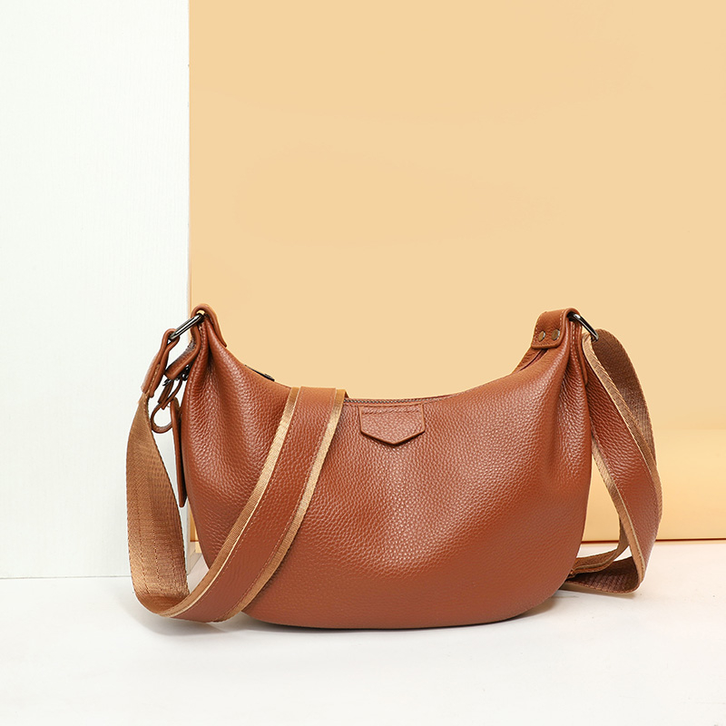New Women Bags 100% Genuine Le - Half Moon Bag Suede review and price
