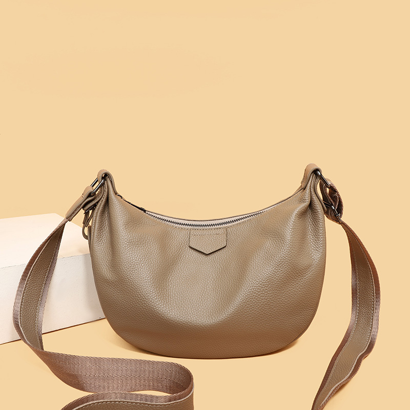 New Women Bags 100% Genuine Le - Half Moon Bag Suede review and price