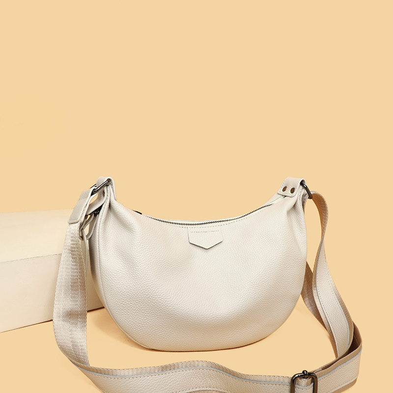 New Women Bags 100% Genuine Le - Half Moon Bag Suede review and price