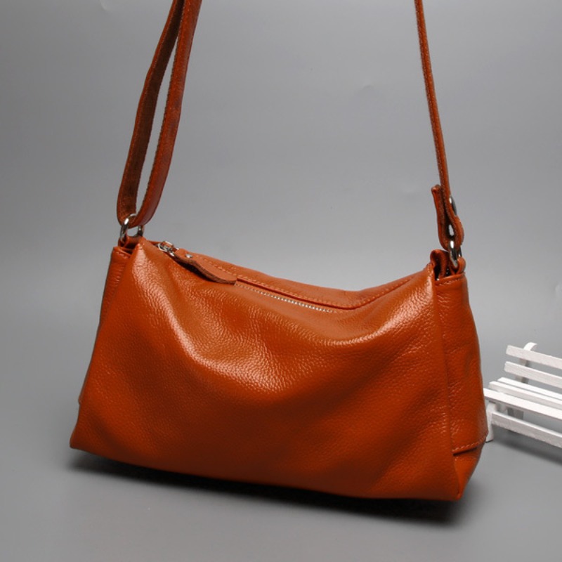 Genuine Leather Crossbody Bag  - Quiet Luxury Bags Crossbody review and price