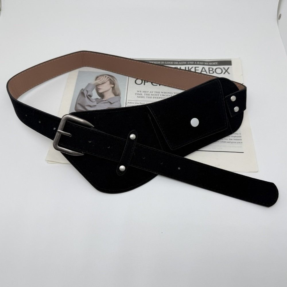 Fashion PU Pin Buckle Waistban - Belt Bag Leather Wide review and price