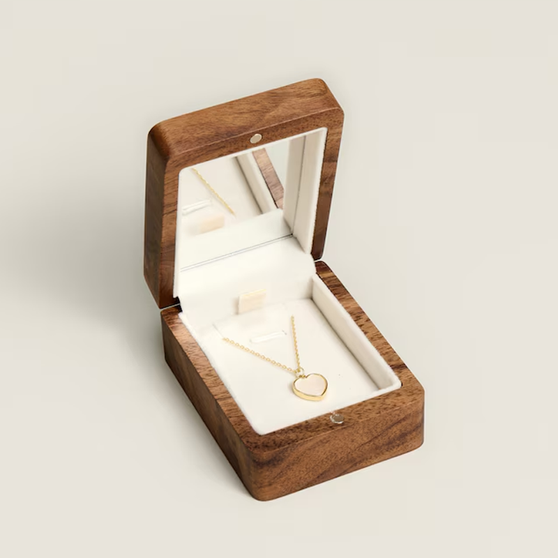 Wedding Necklace Box with Mirr - Luxury Bags List review and price