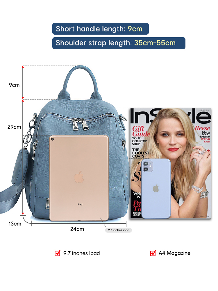 Zency Women's Genuine Leather  - Genuine Leather Backpack review and price