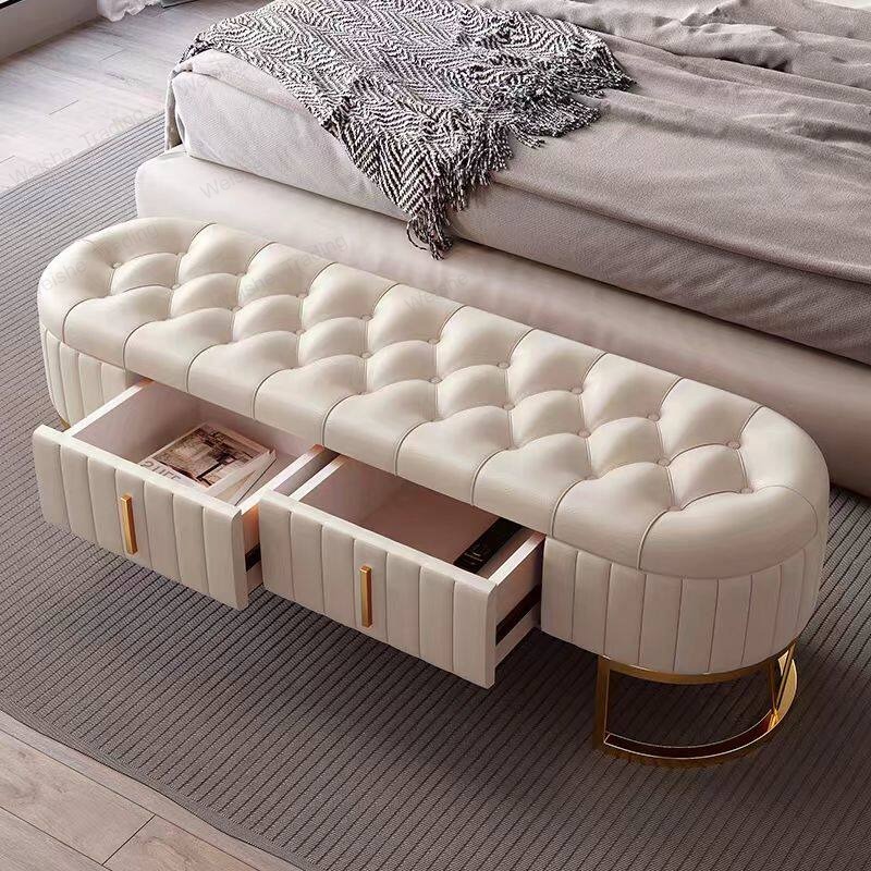 Light luxury shoe change stool - Luxury Bags Entry review and price