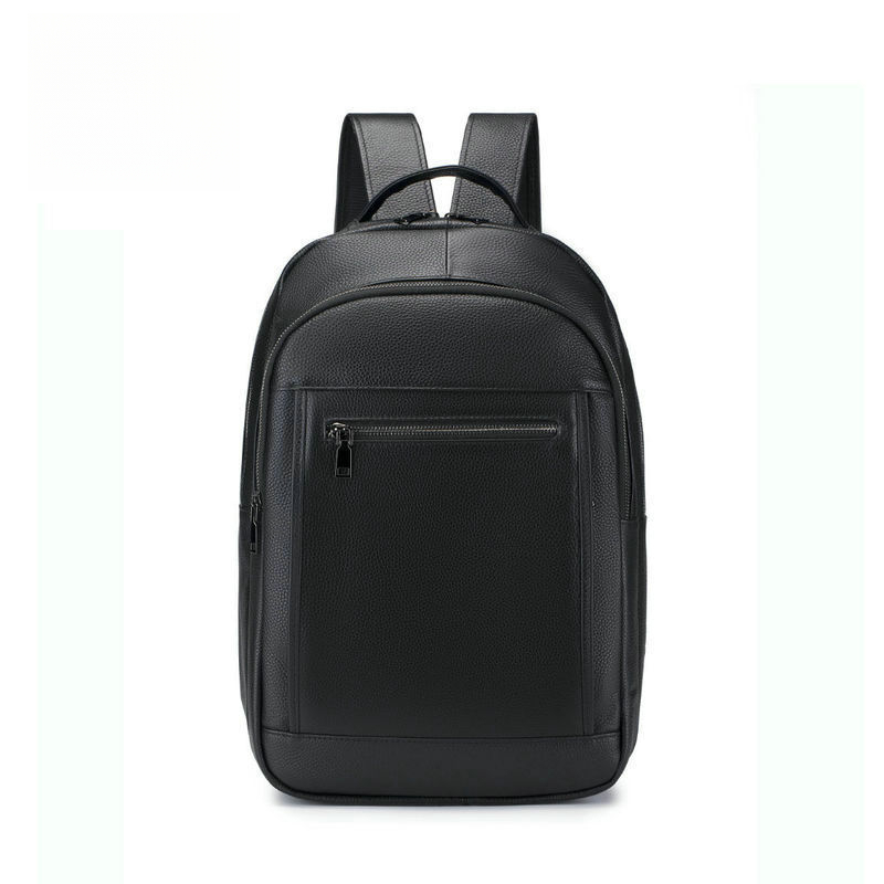 Leather double shoulder male b - Genuine Leather Backpack review and price