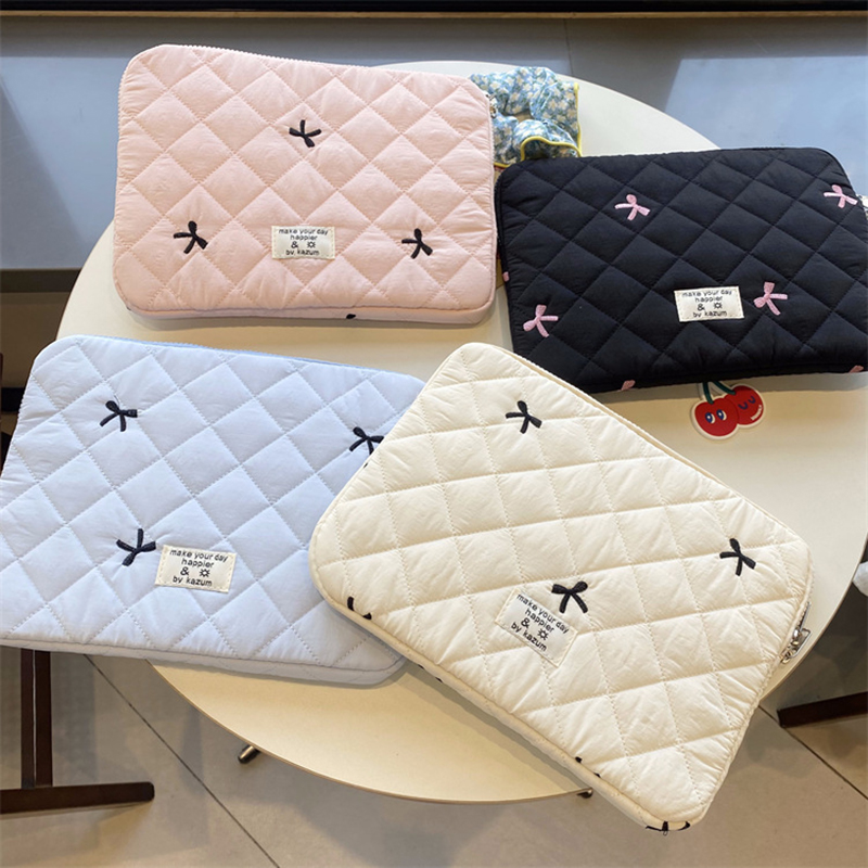 Cute Bow Graphic Laptop Bag Ta - Luxury Bags Laptop review and price