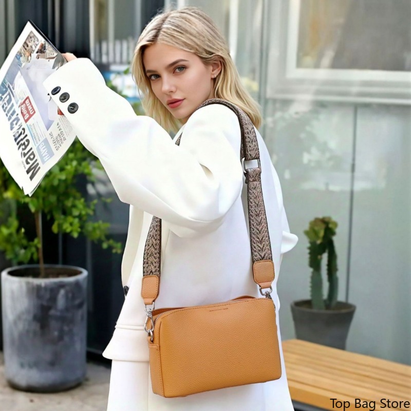Genuine Leather Square Crossbo - Quiet Luxury Bags Crossbody review and price