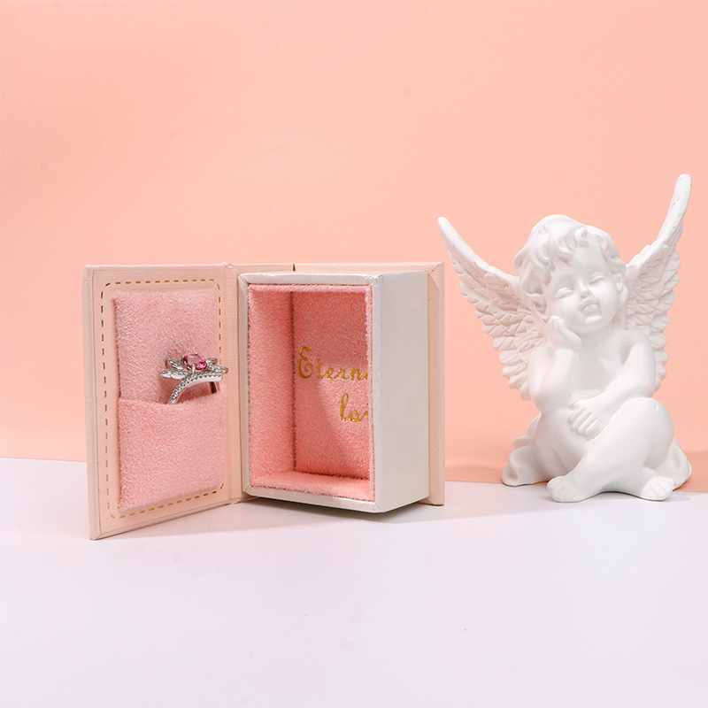 Mini Clamshell Book Ring Box f - Luxury Bags List review and price