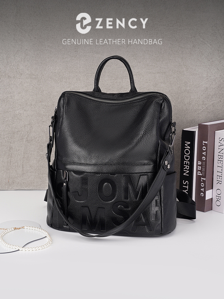 Zency Premium Genuine Leather  - Genuine Leather Backpack review and price