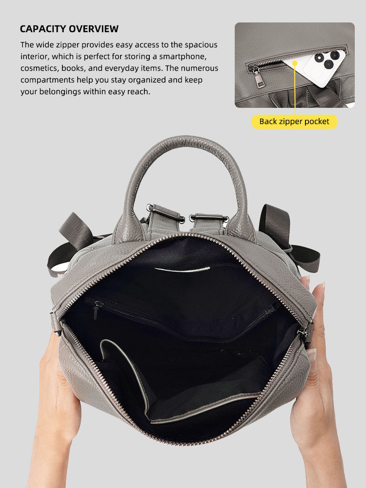 Zency Premium Genuine Leather  - Genuine Leather Backpack review and price