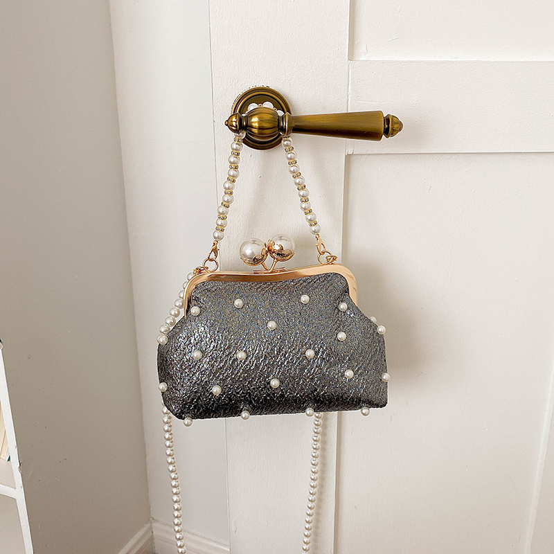 Glitter Pearl Decor Kiss Lock  - Luxury Bags That Are Affordable review and price