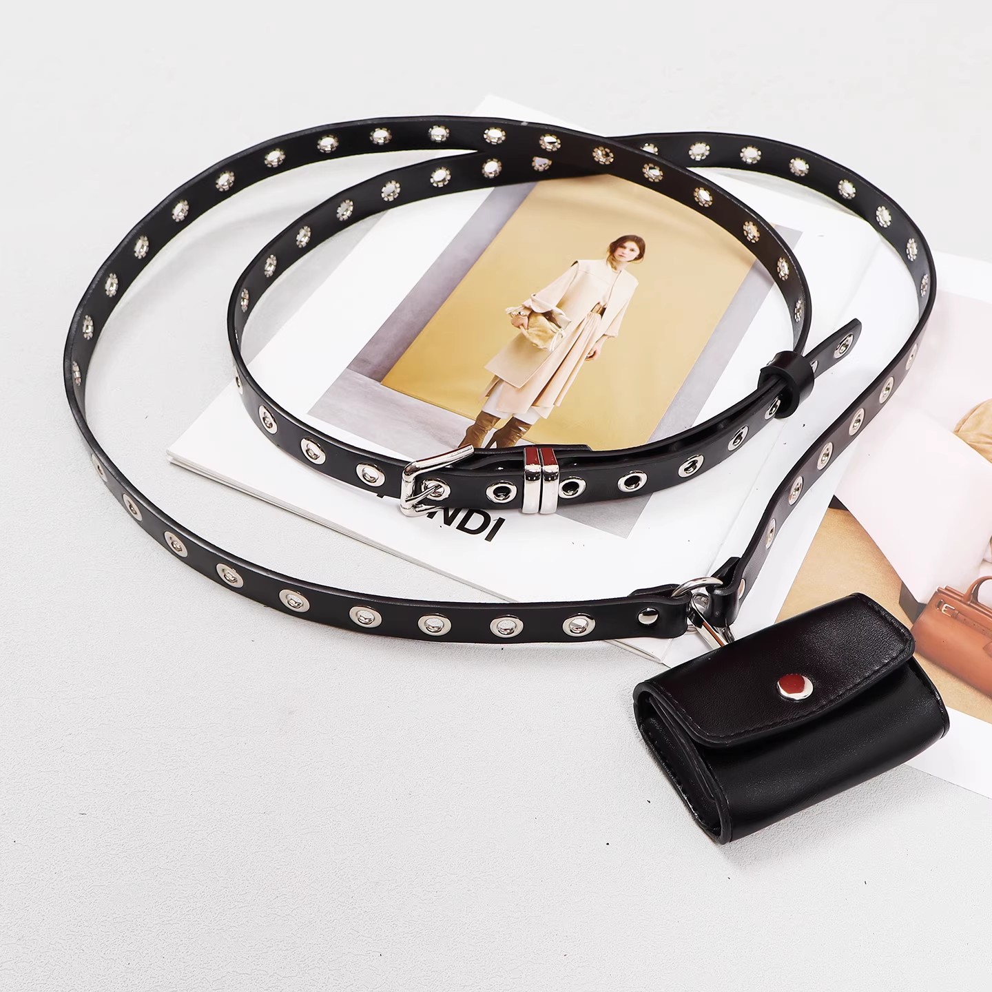 Women's Runway Fashion Genuine - Belt Bag Leather Wide review and price