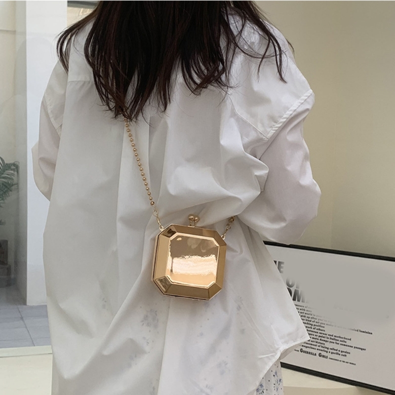 Mini Luxury Gold Party Evening - Luxury Bags With Zipper review and price