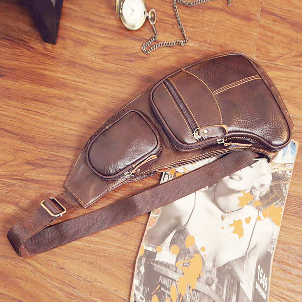 High Quality Men Genuine Leath - Half Moon Bag Suede review and price