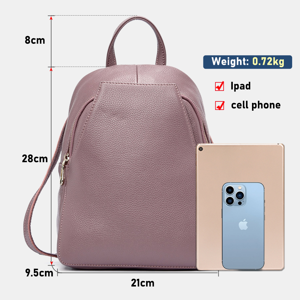 Zency Charm Women Backpack 100 - Genuine Leather Backpack review and price