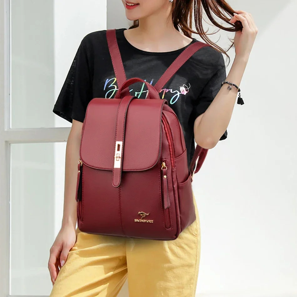 Women Leather Large Capacity B - Luxury Bags For School review and price