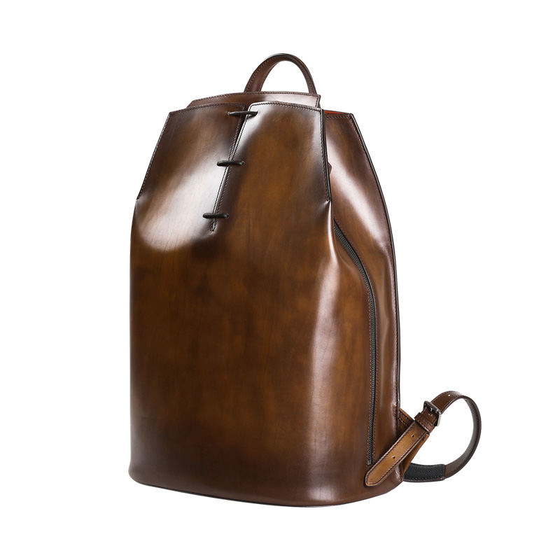 DIMY 2025 new men's genuine le - Genuine Leather Backpack review and price